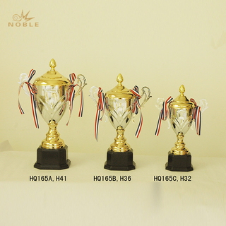 Gold Plated Metal Sports Trophy Cup 