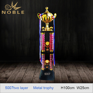 Wholesale Two Layer Tower Metal Trophy Cup