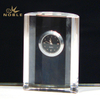 Optical Crystal Scalloped Clock