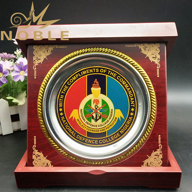 Free Engraving Wooden Plaque with Wooden Box 