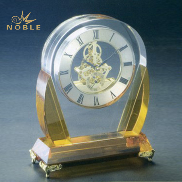 Large Design Custom Crystal Clock