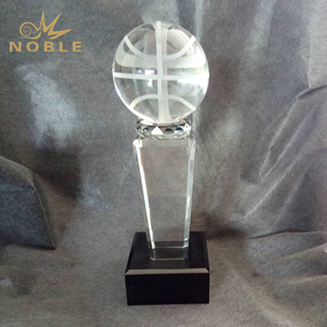 Clear Crystal Basketball Award