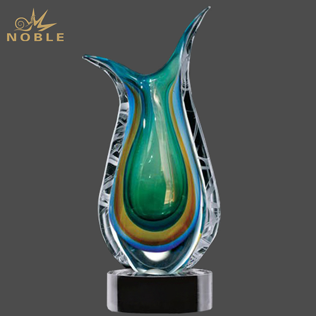 Cobalt Bloom Art Glass Award