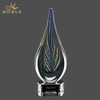 Colorful Peacock Artglass Award