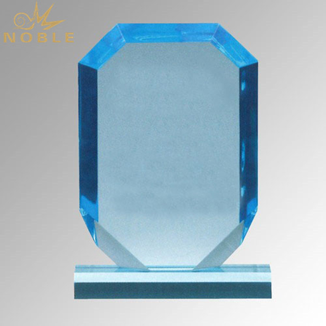 Blue Color Acrylic Plaque Trophy