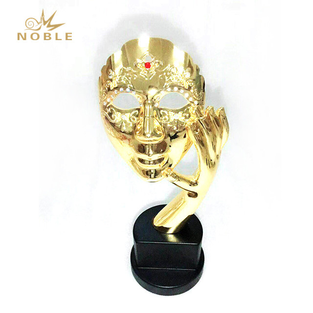 Gold Metal Mask Trophy 