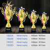 Luxury High Quality Shiny Gold Metal Cup Trophy