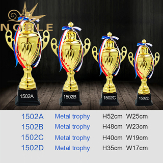 Luxury High Quality Shiny Gold Metal Cup Trophy