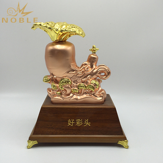 Chinese Character Metal Office Home Table Decoration Gifts