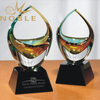 Two Sizes Sunset Basket Art Glass Award