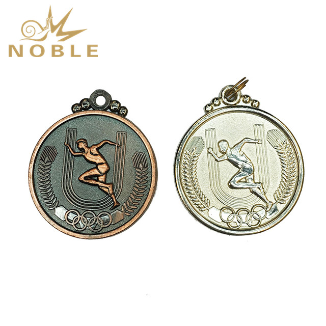 Wholesale Gold Silver Bronze Running Medal
