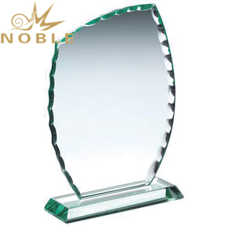Free Engraving Jade Glass Plaque Award