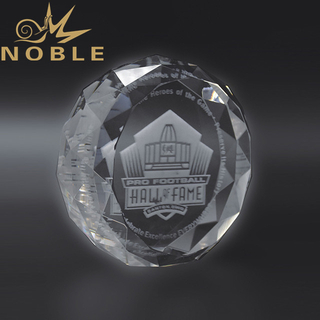 Diamond Crystal Paperweight with 3D Laser Engraving 