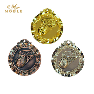 Gold Silver Metal Custom Basketball Medal