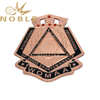 Antique Bronze Metal Medal With Diamond