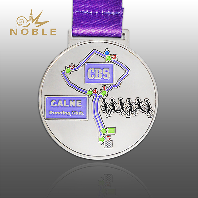 Running Club Metal Medal Award
