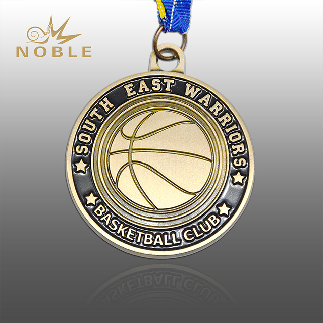 Top Quality Sports Painting Custom Basketball Medal