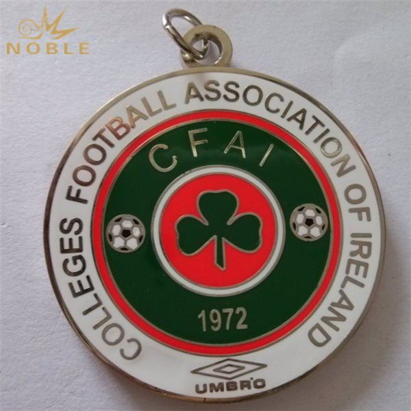 Unique Design Football Metal Medal