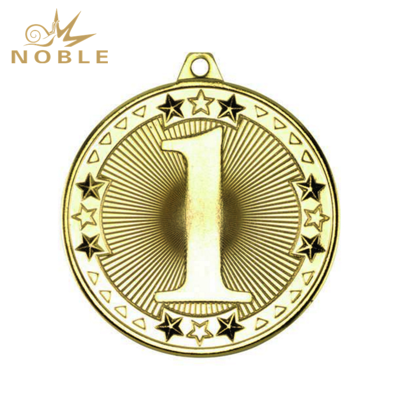 1064---096 Tri Star Medal - 1St Gold 2in