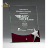 Personalized Glass Star Plaque Award