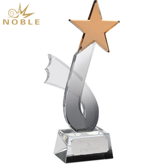 Crystal Star Award with Yellow Star