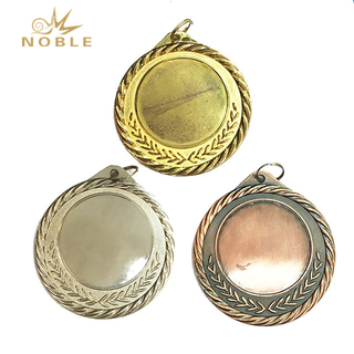 Blank Gold Silver Bronze Sports Design Medal