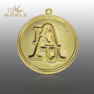 High Quality Metal Gold Medal with Sandblasted Surface