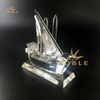 Custom Made Crystal Arabic Dhow Boat