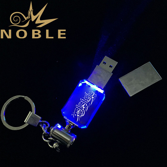 Custom Crystal Keychain with LED Light