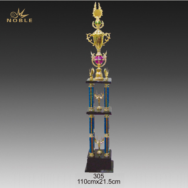 Wholesale Large Column Godness Metal Sports Cup 