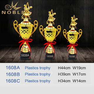 Sports Gold Plastic Dancing Trophy