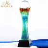  Liuli Art Glass Award With Crystal Ball