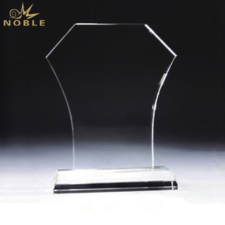 Custom k9 Crystal Shield Award