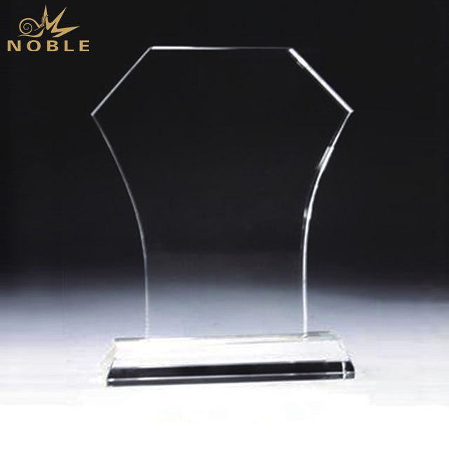 Custom k9 Crystal Shield Award