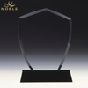 Crystal Shield Award With Black Base