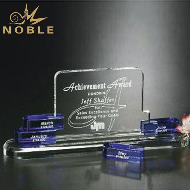 Custom Made San Carlos Goal Crystal Award