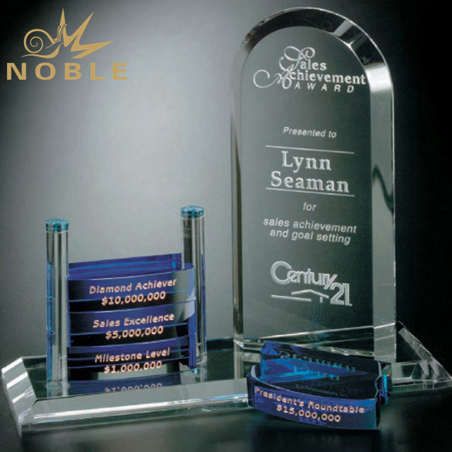 Custom Made Setter Arch Goal Crystal Award