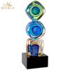 Stacked Blocks Art Glass