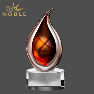 Red Flare Art Glass Award