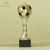 Black Colored Soccer Silver Trophy Cup