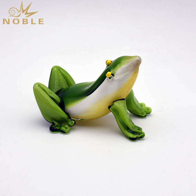 Noble Animal Hand Blown Glass Frog As Birthday Gifts