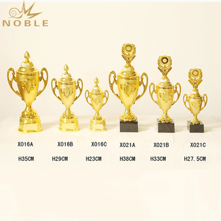 Three Sizes Gold Trophy Cups