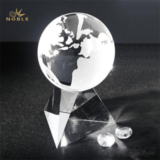 New Design Crystal Globe Ball with Base