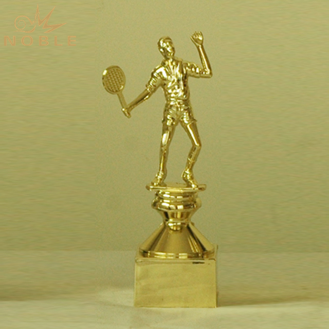 Tennis Ball Metal Gold Trophy