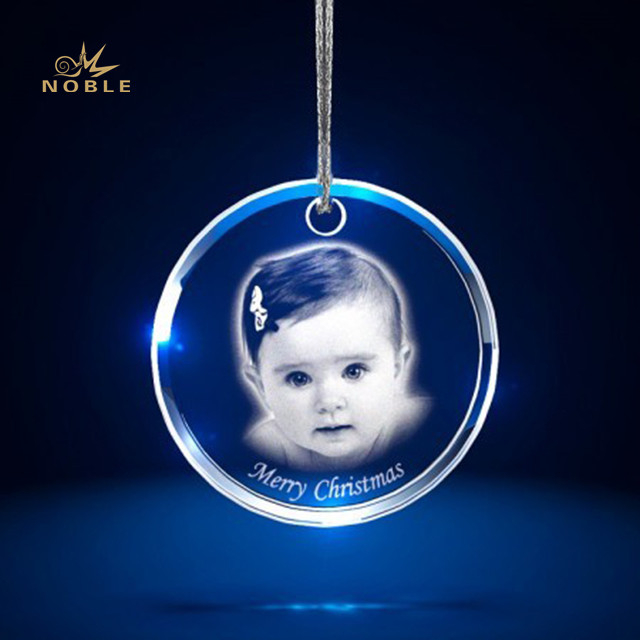 Round Ornament Crystal Babyface Gifts