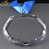 Blank Octagon Crystal Ornament with String
