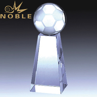 Custom Sports Crystal Soccer Award