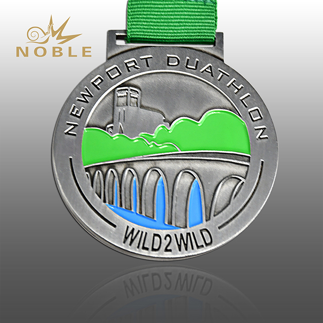 Antique Silver Custom Medal 