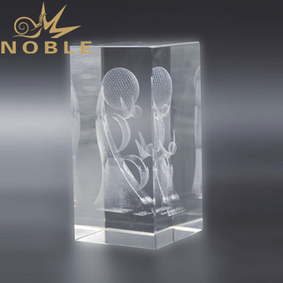 Custom Crystal 3d Laser Block Cube Award
