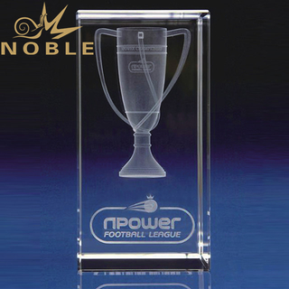 Custom Size Crystal Cube with 3d Laser Engraving 